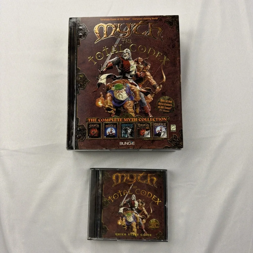 Myth: The Total Codex Big Box + 3 CDs & Jewel Case CD-Rom 1999 Windows 98/99/NT